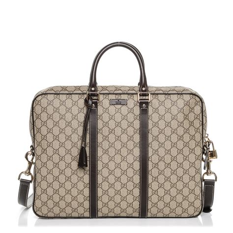 gucci gg supreme briefcase